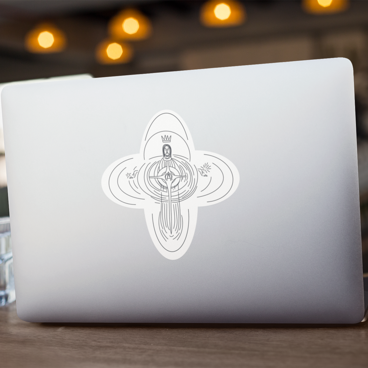 Egg Beater Jesus Huntsville Alabama Landmark Sticker